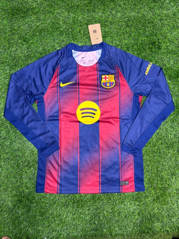 FC Barcelona 25/26 Home Kit Master Edition Full Sleeve - L