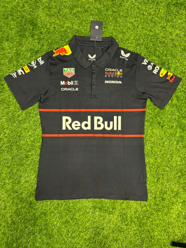 Red Bull Racing F1 Team Navy Blue Polo Shirt - L