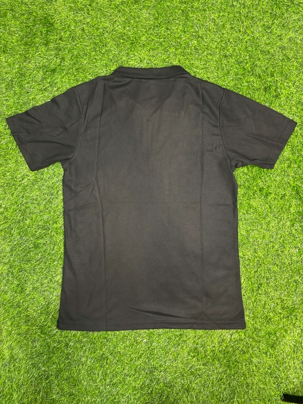 PSG Black Colour Polo Shirt With Zipper - M