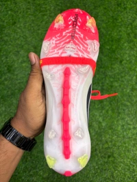 Predator Foldover Elite Red And White Colour FG With Lace - 6