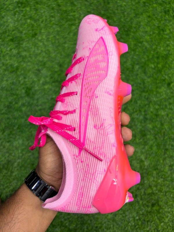 Ultra Ultimate Baby Pink Colour FG Low-top With Lace - 6.5