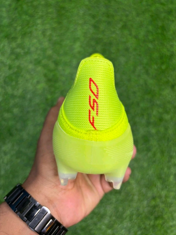 F50 Elite Light Yellow Colour Low-top FG Without Lace - 6