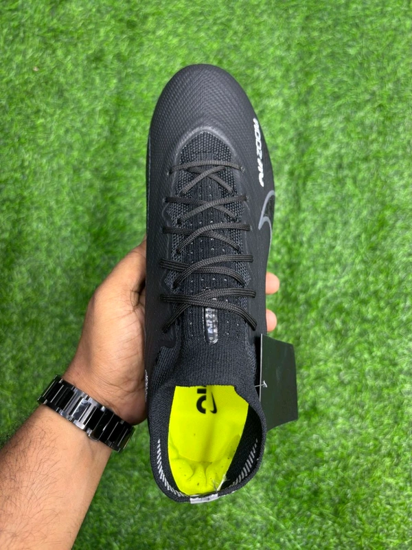 Mercurial Superfly 9 High-top FG/AG Black Colour - 7.5