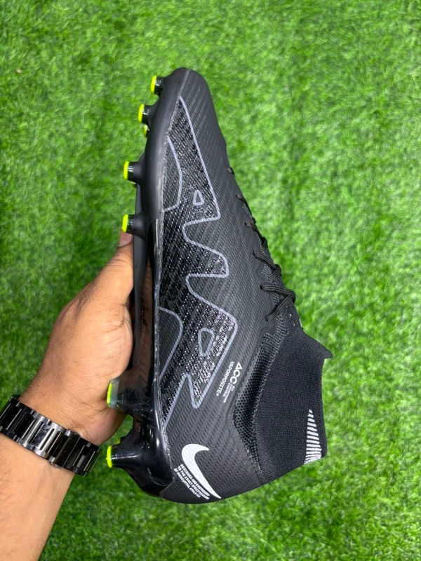 Mercurial Superfly 9 High-top FG/AG Black Colour - 7.5