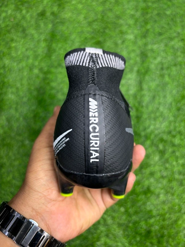 Mercurial Superfly 9 High-top FG/AG Black Colour - 7.5