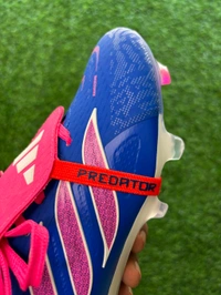 Predator Elite Foldover Blue And Pink Colour FG With Lace - 6