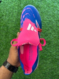Predator Elite Foldover Blue And Pink Colour FG With Lace - 6.5
