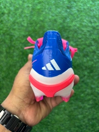 Predator Elite Foldover Blue And Pink Colour FG With Lace - 8