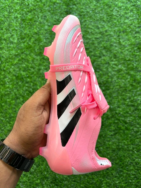 Predator Elite Foldover Baby Pink Colour FG BECKHAM Edition - 9