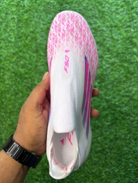 F50 Elite White And Pink Colour FG Without Lace - 6.5