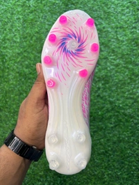 F50 Elite White And Pink Colour FG Without Lace - 7.5