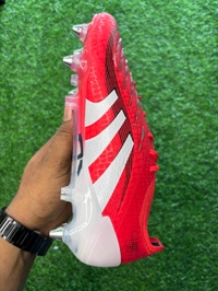 Predator Elite Red Colour SG With Lace(Metal Changer) - 9.5