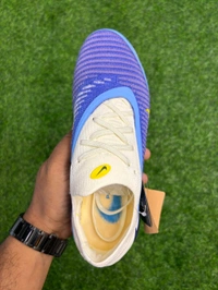 Phantom 6 Luna III Elite White And Blue Low-top FG With Lace - 7.5