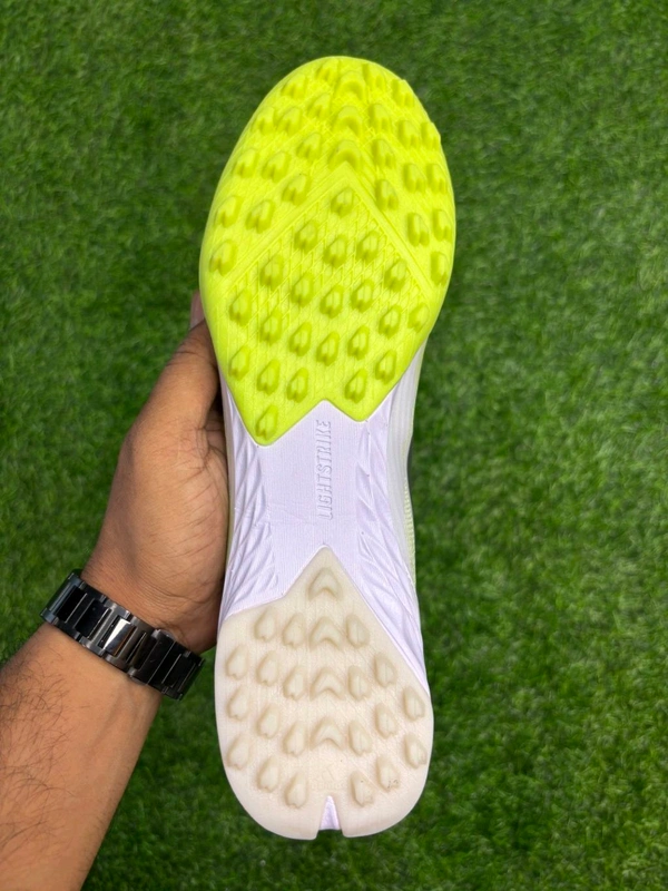 F50 Elite White And Light Green Colour AG/Turf With Lace - 9