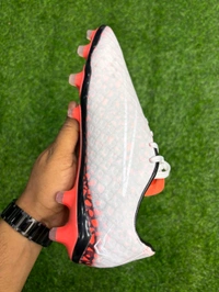 Hypervenom Phantom 3 White Orange Low-top FG With Lace(Colour Changing) - 6