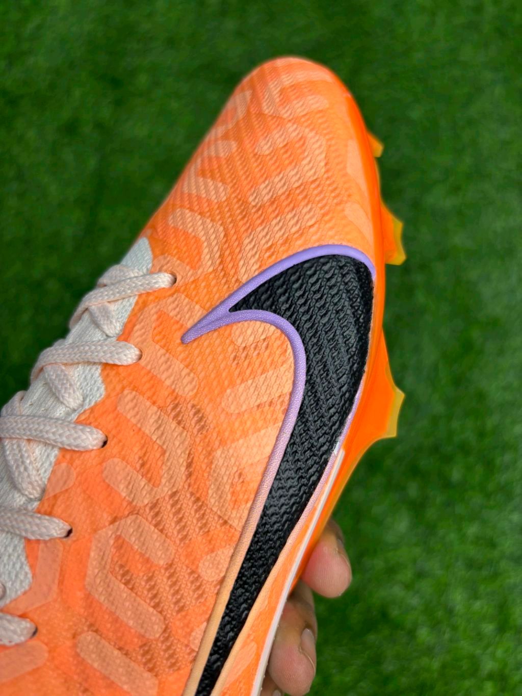 Mercurial Superfly 9 Orange High-top FG With Lace