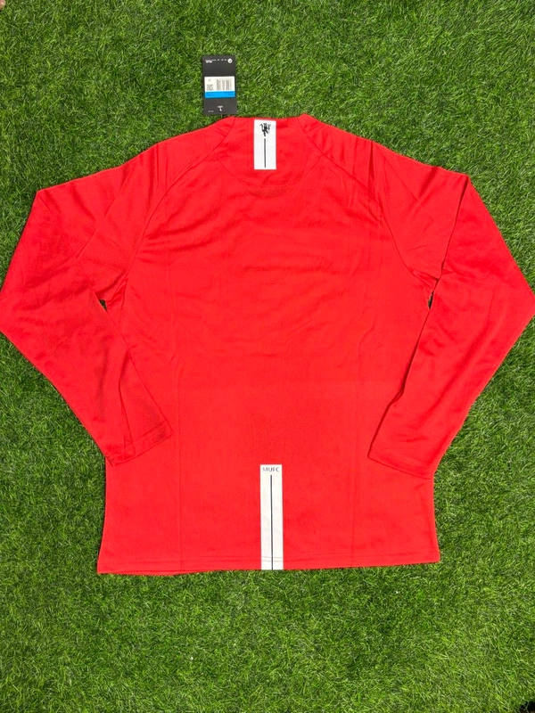 Retro Manchester United 2008 Home Fan Edition Full Sleeve With Short - S