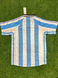Retro Argentina 1998 World Cup Home Kit Half Sleeve - S