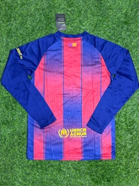 FC Barcelona 25/26 Home Kit Fan Edition Full Sleeve With Short - L