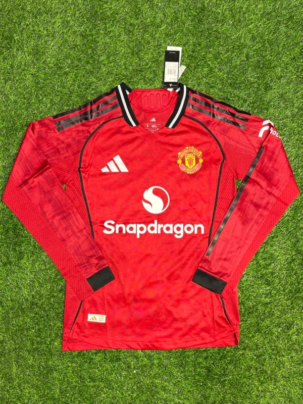 Manchester United 25/26 Home Kit Player Edition Full Sleeve - L