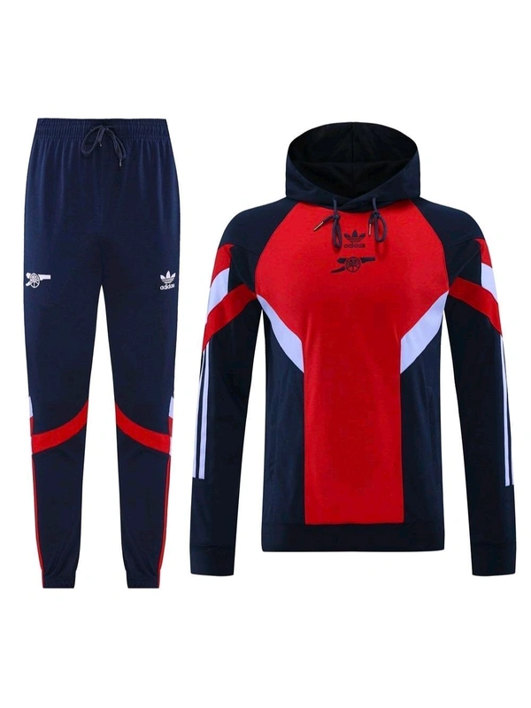 Arsenal FC 2025 Red And Navy Blue Colour Training Suit Set - M