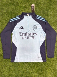 Arsenal FC Sky-blue And Navy Blue Colour Combination Training Suit - XL