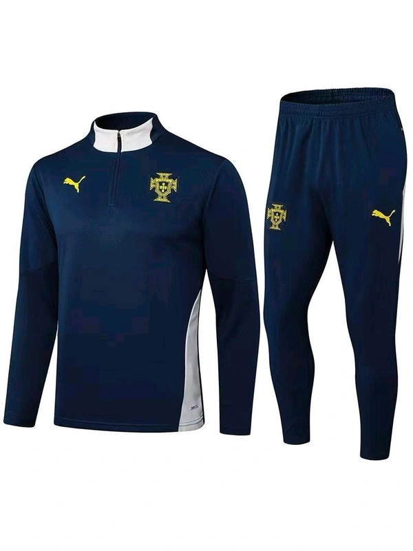 Portugal National Team Navy Blue Colour Training Suit - M