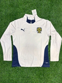 Portugal National Team Off White Blue Colour Training Suit - L