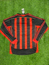 Retro AC Milan 2006-07 Home Kit Fan Edition Full Sleeve With Short - XL