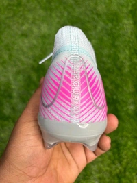 Mercurial Vapor 16 Light Blue And Pink Low-top FG With Lace - 6