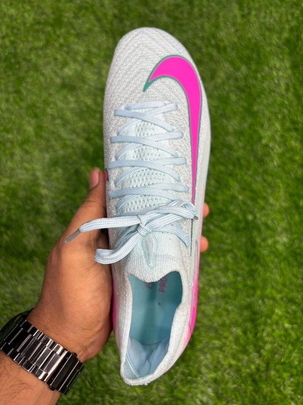 Mercurial Vapor 16 Light Blue And Pink Low-top FG With Lace - 7.5