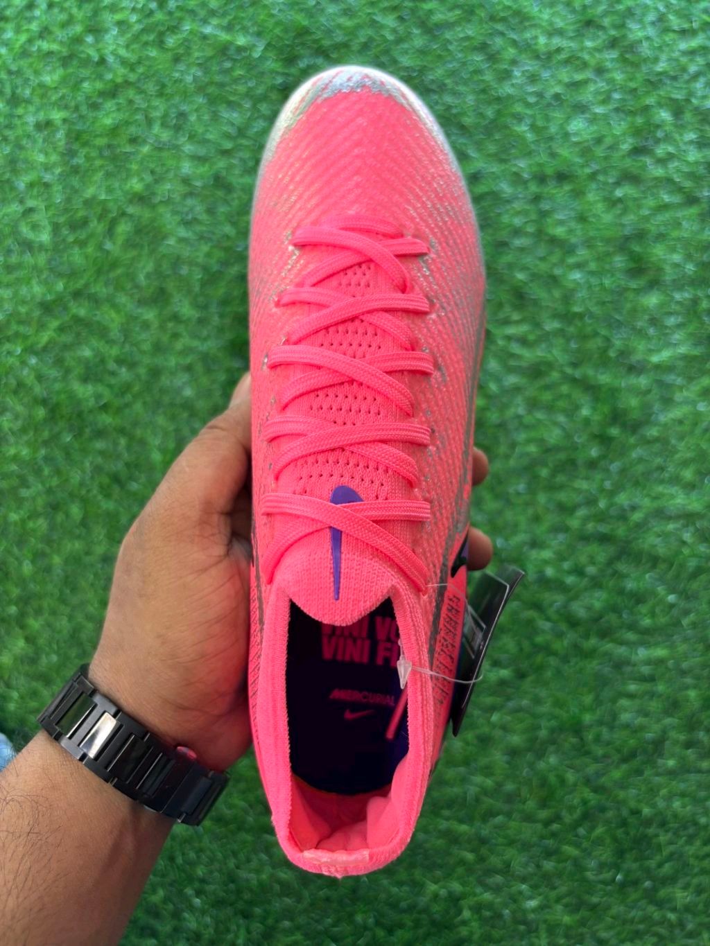 Mercurial Vapor 16 Piink Colour Low-top FG With Lace VINI JR Edition