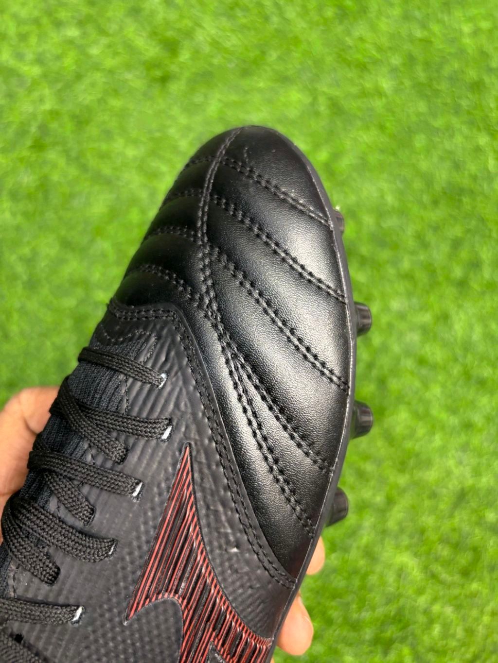 Mizuno Neo 3 Elite Black Red Colour FG With Lace