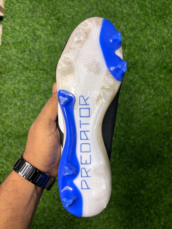 Predator Elite Blue Black FG With Lace - 7.5