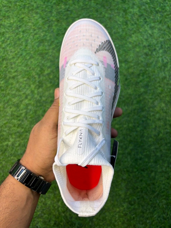 Mercurial Vapor 14 Rose Pink High-top Turf/AG With Lace - 5.5