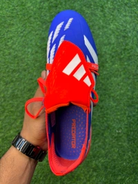 Predator Foldover Elite Blue Orange FG With Lace - 8