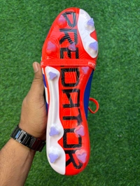 Predator Foldover Elite Blue Orange FG With Lace - 8