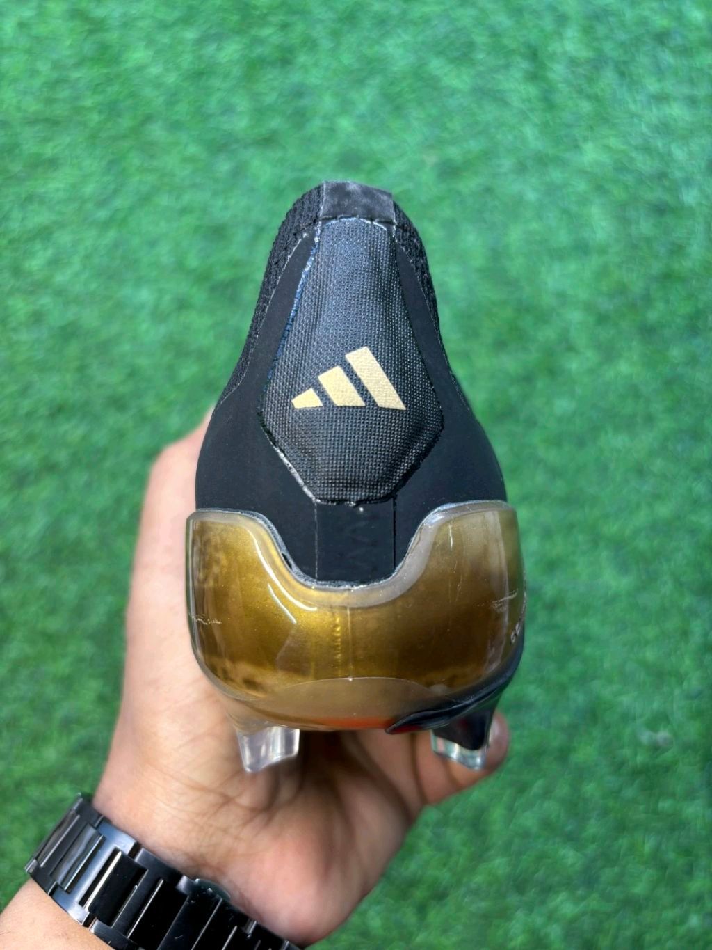 Predator Elite Black Gold Colour FG With Lace