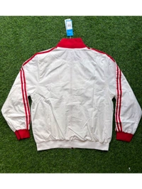 FC Bayern Munich White And Red Colour Windbreaker Jacket - M