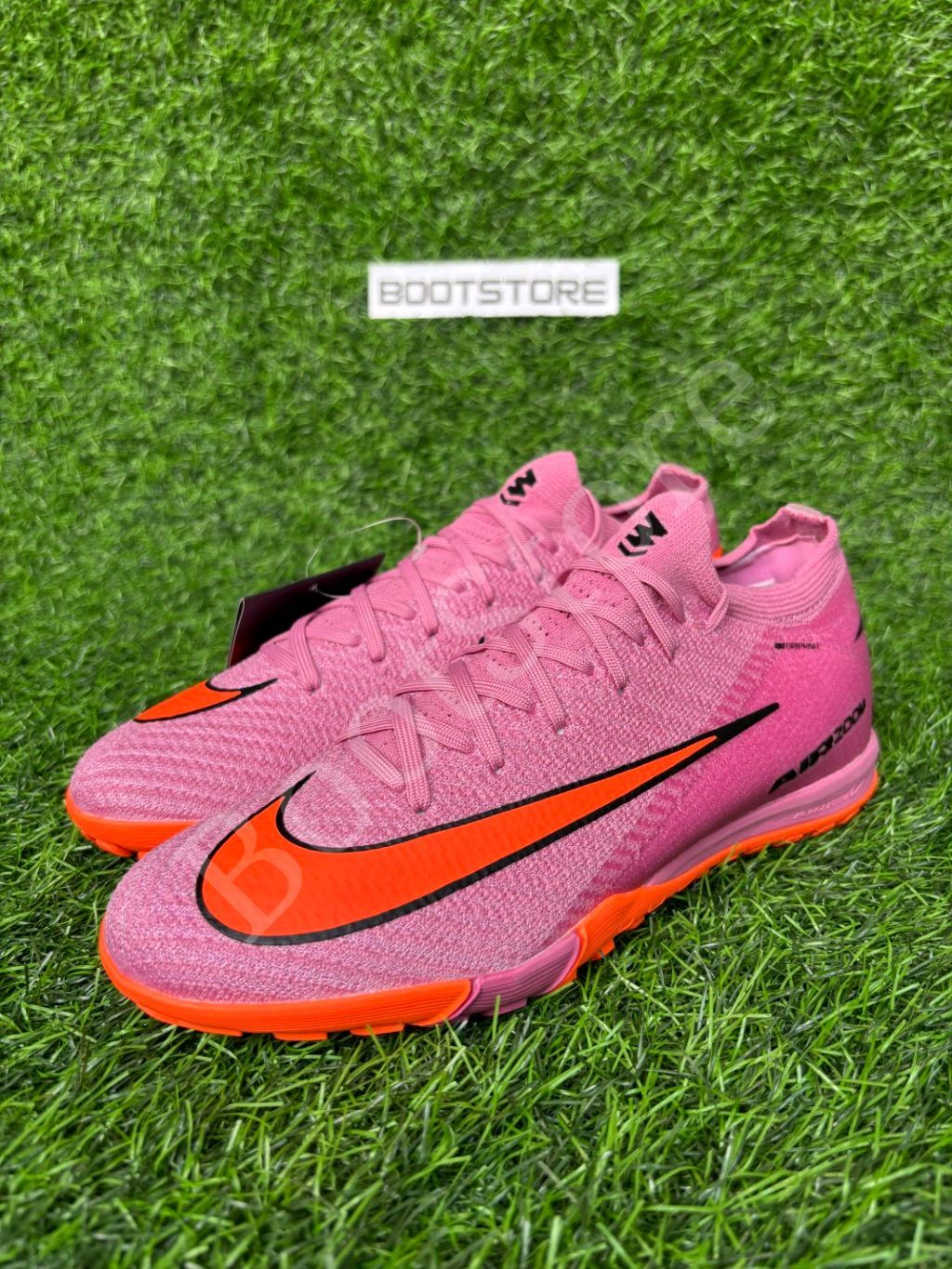 Mercurial Vapor 16 Elite Pink Orange Low-top Turf/AG With Lace