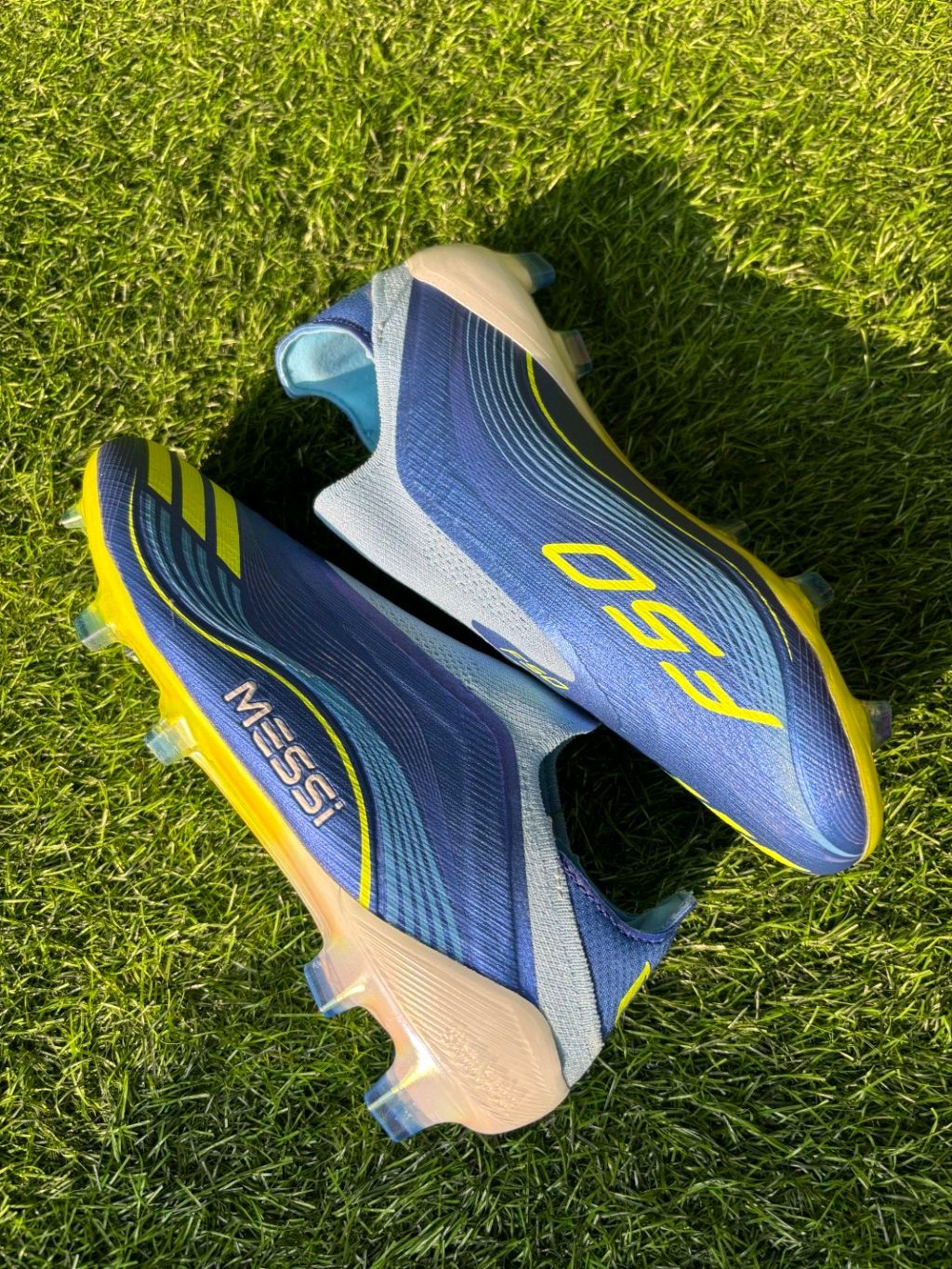 F50 Elite Messi Edition Blue Low-top FG Without Lace