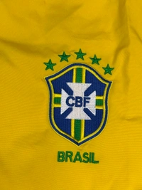Retro Style Brazil National Football Team Windbreaker Jacket - M