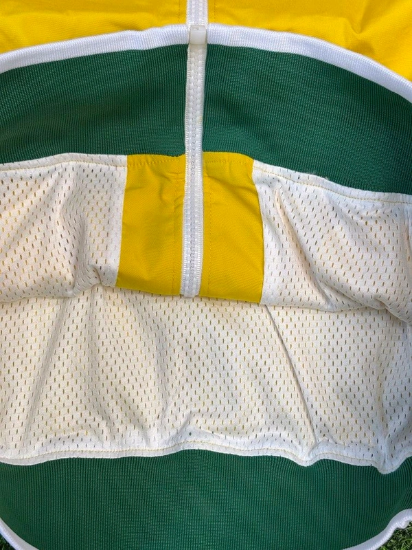 Retro Style Brazil National Football Team Windbreaker Jacket - L