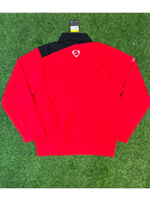 Retro Style AIG Manchester United Red Windbreaker Jacket - L