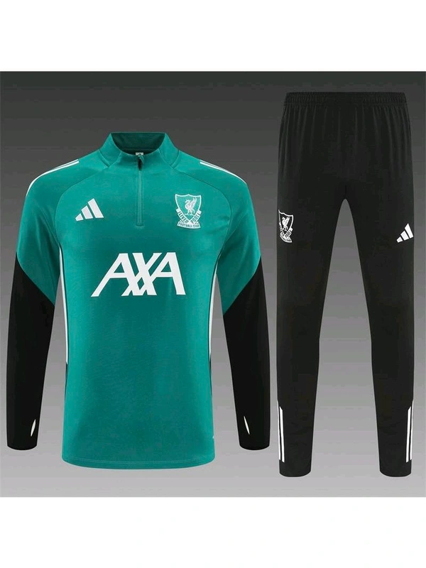 Liverpool FC Green Black Colour Training Suit - L