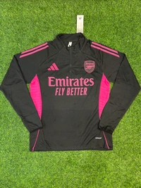 Arsenal FC Black And Pink Colour Training Suit - M