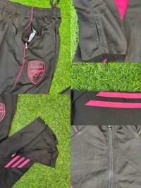 Arsenal FC Black And Pink Colour Training Suit - L