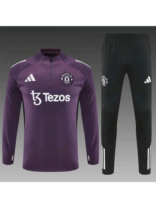 Manchester United Brown Colour Training Suit - L