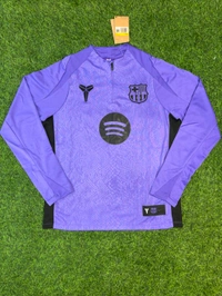 FC Barcelona Violet And Black Colour Training Suit - L