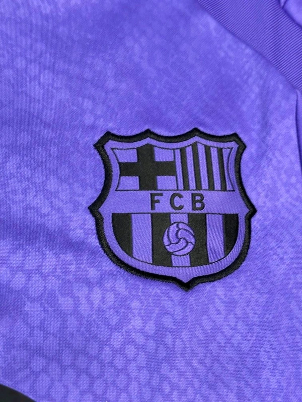 FC Barcelona Violet And Black Colour Training Suit - L